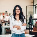 Start up of enterprise, women leader the new company self-confident