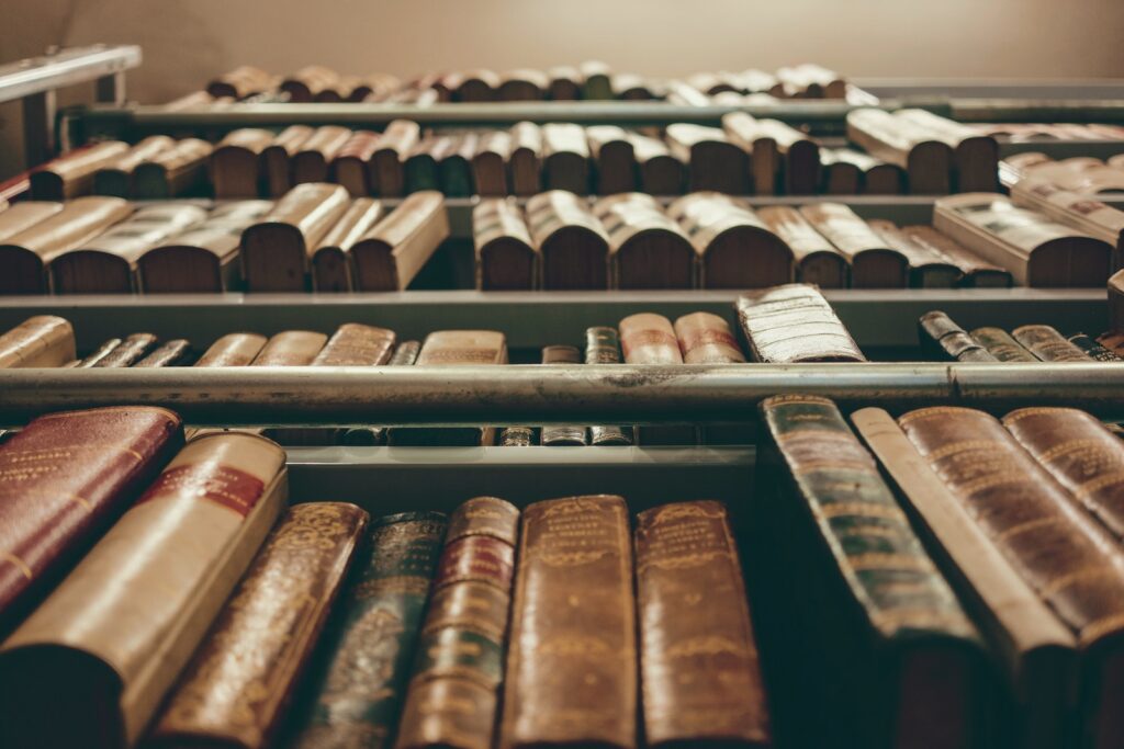 A collection of very valuable vintage books